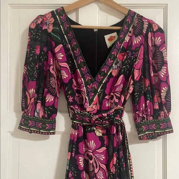 Farm Rio Flowers Garden Maxi dress